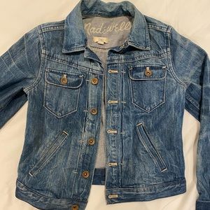MADEWELL Boxy Cropped Denim Jacket Size XS